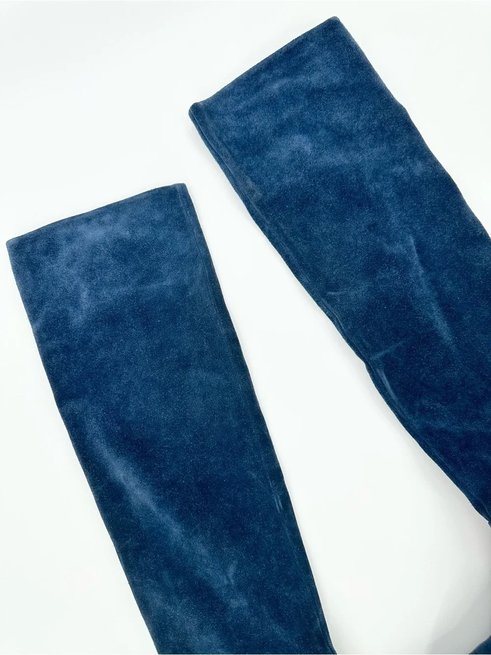 Jeffrey Campbell Ryding Over The Knee Boot In Navy Suede